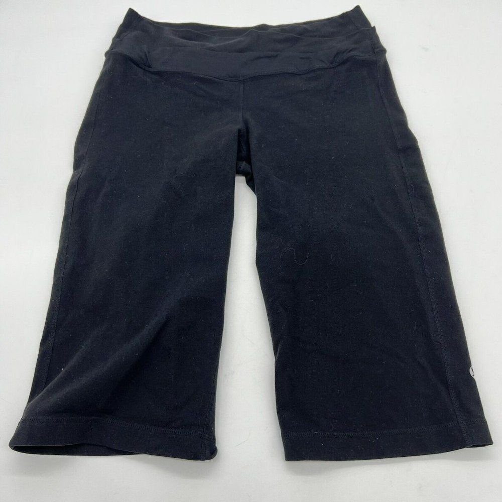 Lululemon Astro Pant Pleated Criss Cross Waist Flare Legging Black, Size 8 - Picture 1 of 5